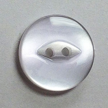 BB-02-D Fisheye Apparel, Lab Coat, and Uniform Button - 15mm, Priced by the Dozen